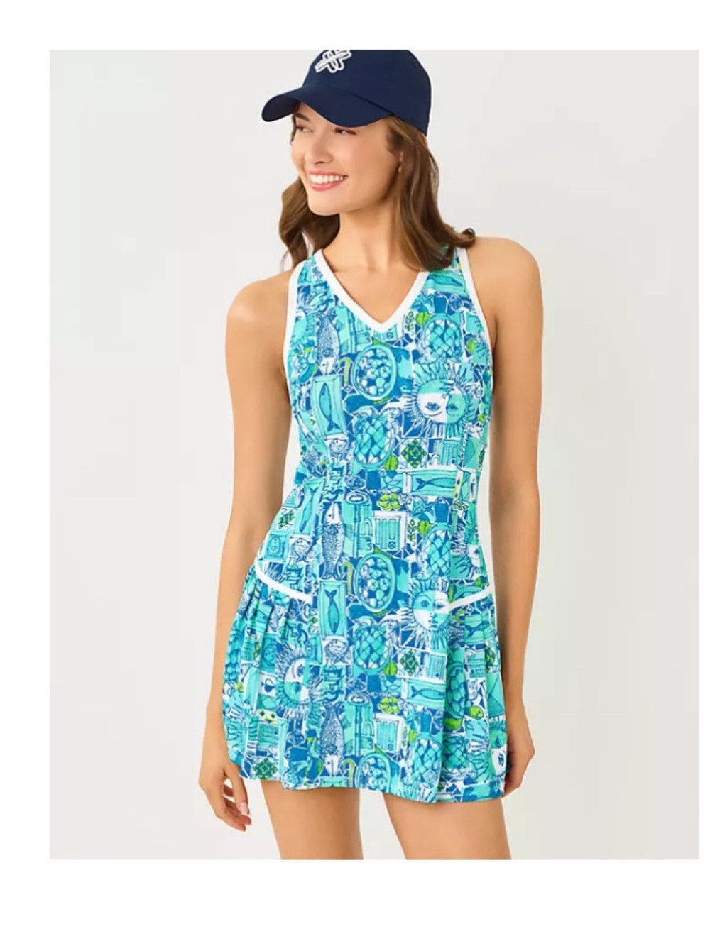Lilly Pulitzer UPF 50+ Luxletic Bacio Active Dress- size M- NWT